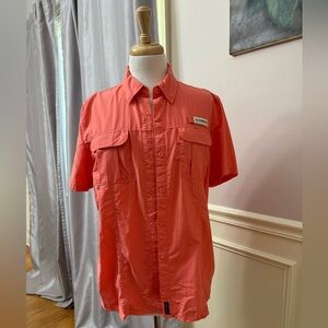 Magellan Outdoors Coral Button Down Shirt